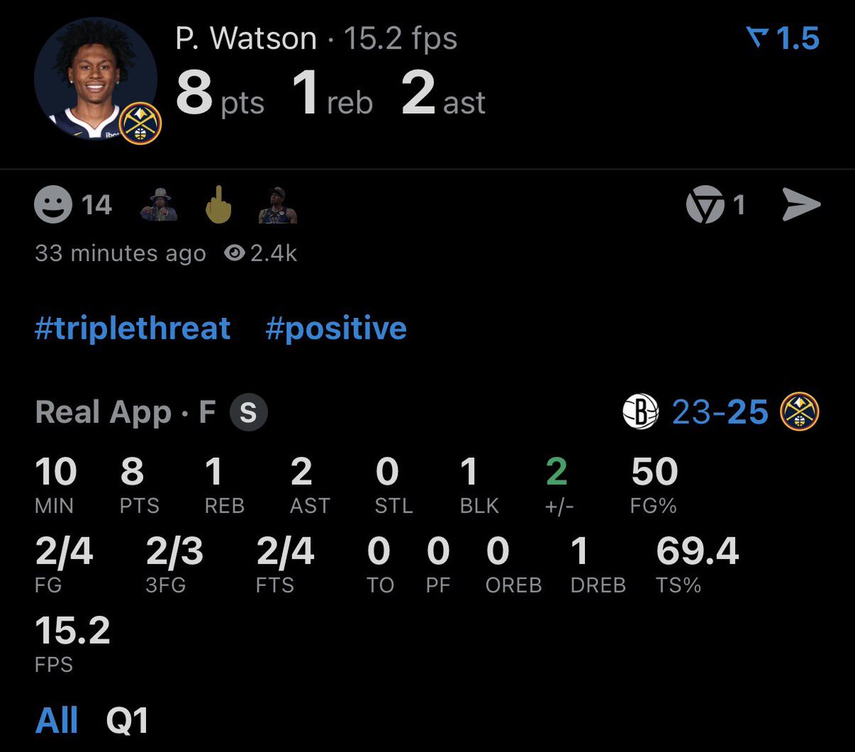 WATSON IS BALLING 🔥🏀