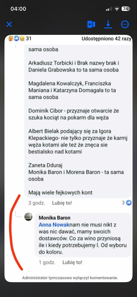iikusia's tweet photo. @deZeZed Jestem domem tymczasowym i hodowca węży więc siedzę w obu tematach, od lat trolle wypisują, że skupują/adoptuja koty   Dla węży i sprzedają je za granicę, ludzie mają dość słabe poczucie humoru i potem powstaje taka panika. https://t.co/KIEAo5cs88