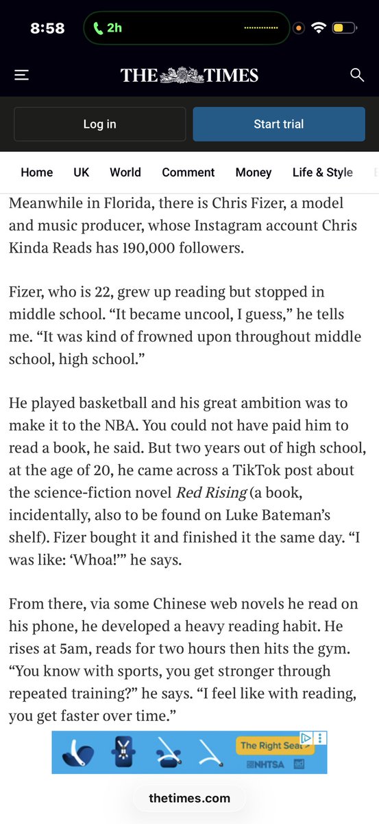 catch me in The Times! again