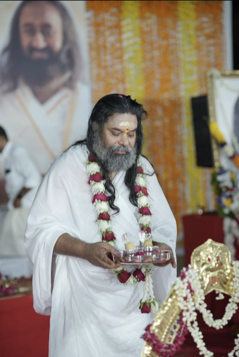 AOLSwamiji's tweet photo. One year ago, Gurudev blessed me to take the Somnath Jyothirlingas to Kerala and thousands of devotees had Darshan in different parts of Kerala. 

And Today is the MOST AWAITED DAY!!!  

MAHA RUDRA PUJA in the presence of @Gurudev  in RAMESHWARAM 

Teertham from all 12 Jyotirlinga temples are brought by eminent pandits and scholars of the temples. At these temples, Ekadasha Rudram is chanted and Teertham (the sacred waters) are brought to Rameshwaram for Maha Rudra Puja.

 *** Pancha Bhoota Sthalas

Teertham from Tamil Nadu Pancha Bhoota Sthalas, after Rudra Abhishekam, are brought together to Rameshwaram for Maha Rudra Puja.

 ***Recitation of Kolaru Pathigam

Across more than 180 centers worldwide, lakhs of devotees participate live and simultaneously in the collective recitation of the sacred Kolaru Pathigam.

 *** 45th Anniversary Inauguration

Celebrating the grand milestone of 45 years of The Art of Living.
 
*** Grand Satsang & Darshan

Somnath Jyotirling Darshan and Grand Satsang for all participating devotees.

 Join Somnath Jyotirling Maha Rudra Puja
Join Somnath Jyotirling Maha Rudra Puja along with the learned scholars and priests from 12 Jyotirlinga temples: https://t.co/CUFIipNgdn ( do not miss the LIVE webcast) 

#45YearsOfArtOfLiving #SomnathSwabhimanParv @ArtofLiving
