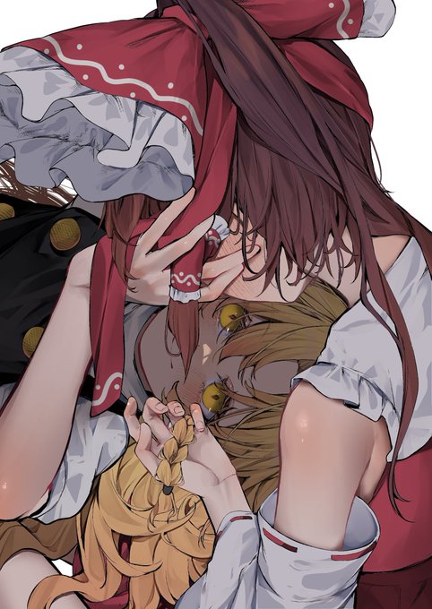 霊夢に膝枕されてる魔理沙