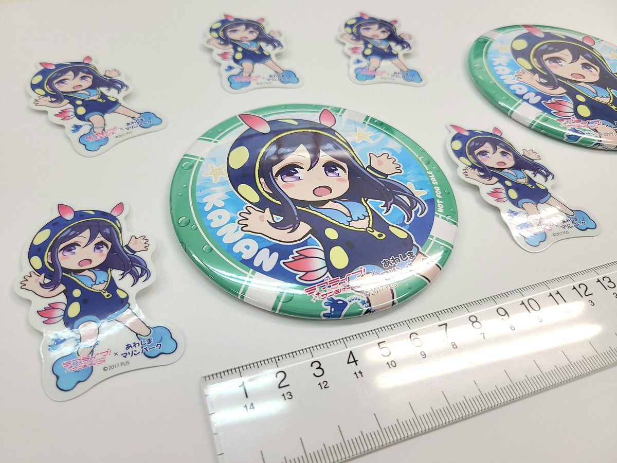 ノベルティの『デカ缶バッジ』&『ダイカットステッカー』🎁 DIVEいい