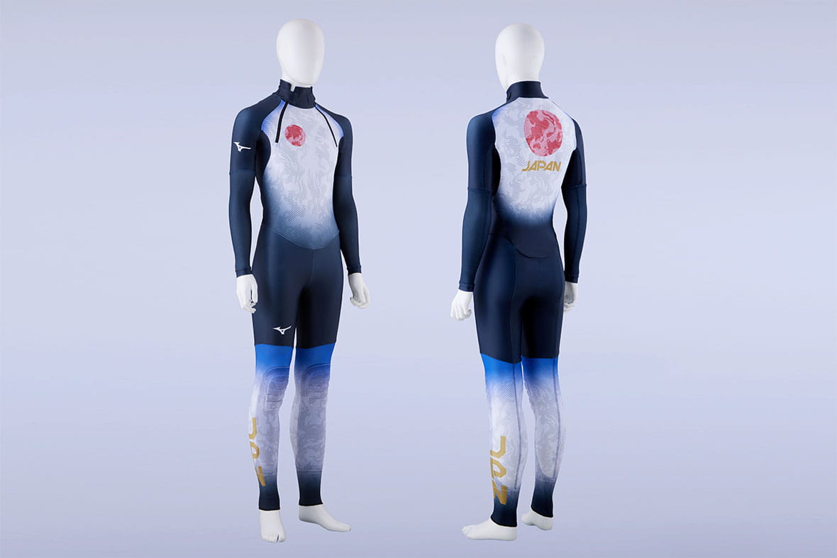 mizunojp's tweet photo. ショートトラックスピードスケート日本代表選手が使用するレーシングスーツを開発しました⛸

このレーシングスーツは、公益財団法人日本スケート連盟およびJSCハイパフォーマンススポーツセンター国立スポーツ科学センターと共同で開発しています✨ https://t.co/11jzNpzyTC