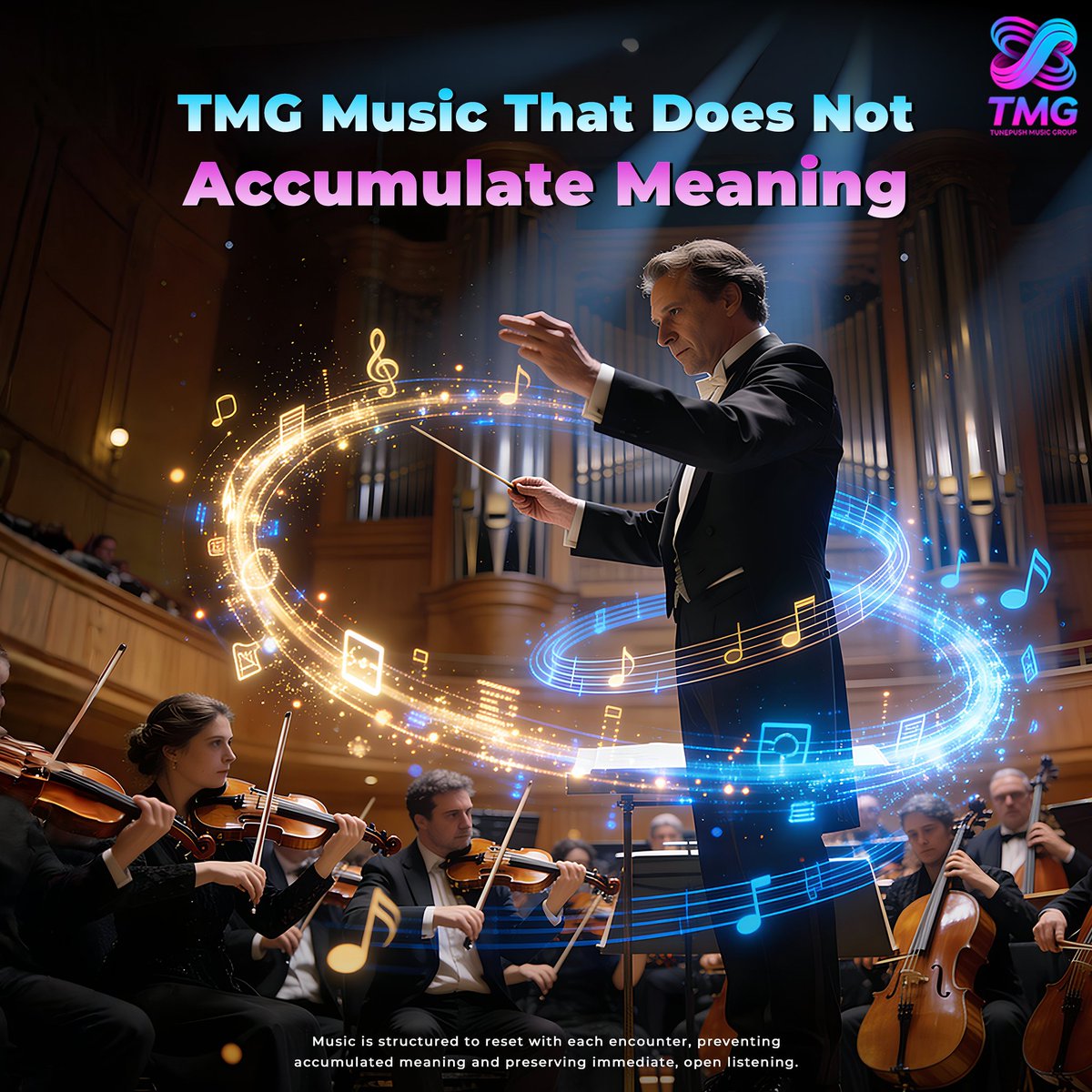 TunePush_Music's tweet photo. TMG Music That Does Not Accumulate Meaning
Openness holds value
✅ No memory layering
✅ Perception resets
✅ Present anchored sound
#NonAccumulatingSound #FreshListening #ContextReset #OpenInterpretation #SoundInThePresent #ListeningWithoutMemory #TemporalClarity https://t.co/hyYtZAege7