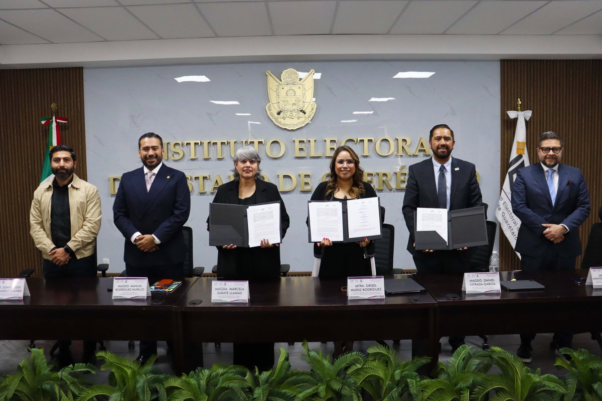 Visita de la Magistrada Presidenta del <a href="/Triejal_Jalisco/">Tribunal Electoral del Estado de Jalisco</a>, Marcela Zárate Llamas, del Magistrado Manuel Rodríguez Murillo y del Director del IICE a las instalaciones del <a href="/TEEQRO/">Tribunal Electoral del Estado de Querétaro</a>.  

Firma de convenio de colaboración entre el <a href="/IEEQcomunica/">IEEQ Comunicación</a>, el <a href="/Triejal_Jalisco/">Tribunal Electoral del Estado de Jalisco</a>  y el <a href="/TEEQRO/">Tribunal Electoral del Estado de Querétaro</a>.