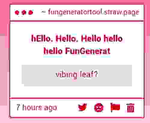 FunGenerat tweet media