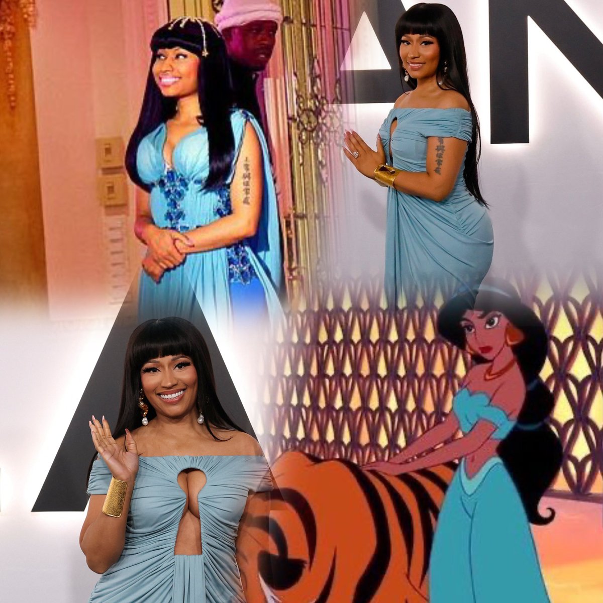 Nicki’s beauty is one of a kind 😍🩵✨