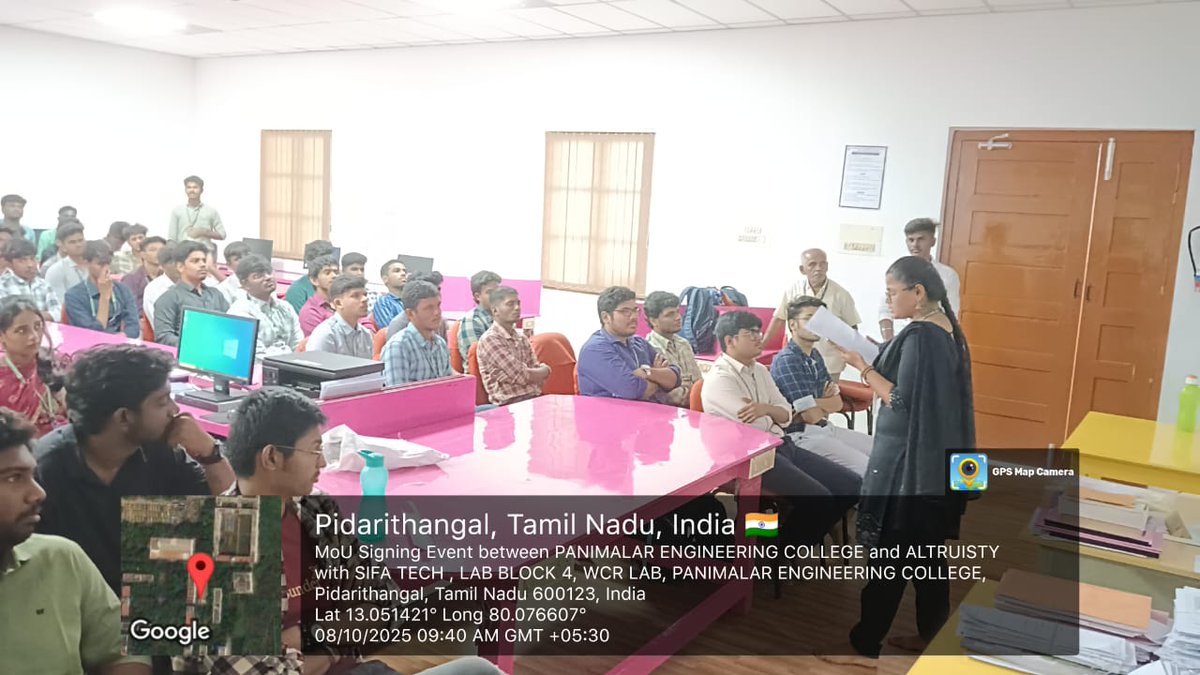 PanimalarC's tweet photo. Session on Achieving Problem –Solution Fit
Event Date: 08.10.2025
@AICTE_INDIA 
@EduMinOfIndia https://t.co/YfhTREXvQN