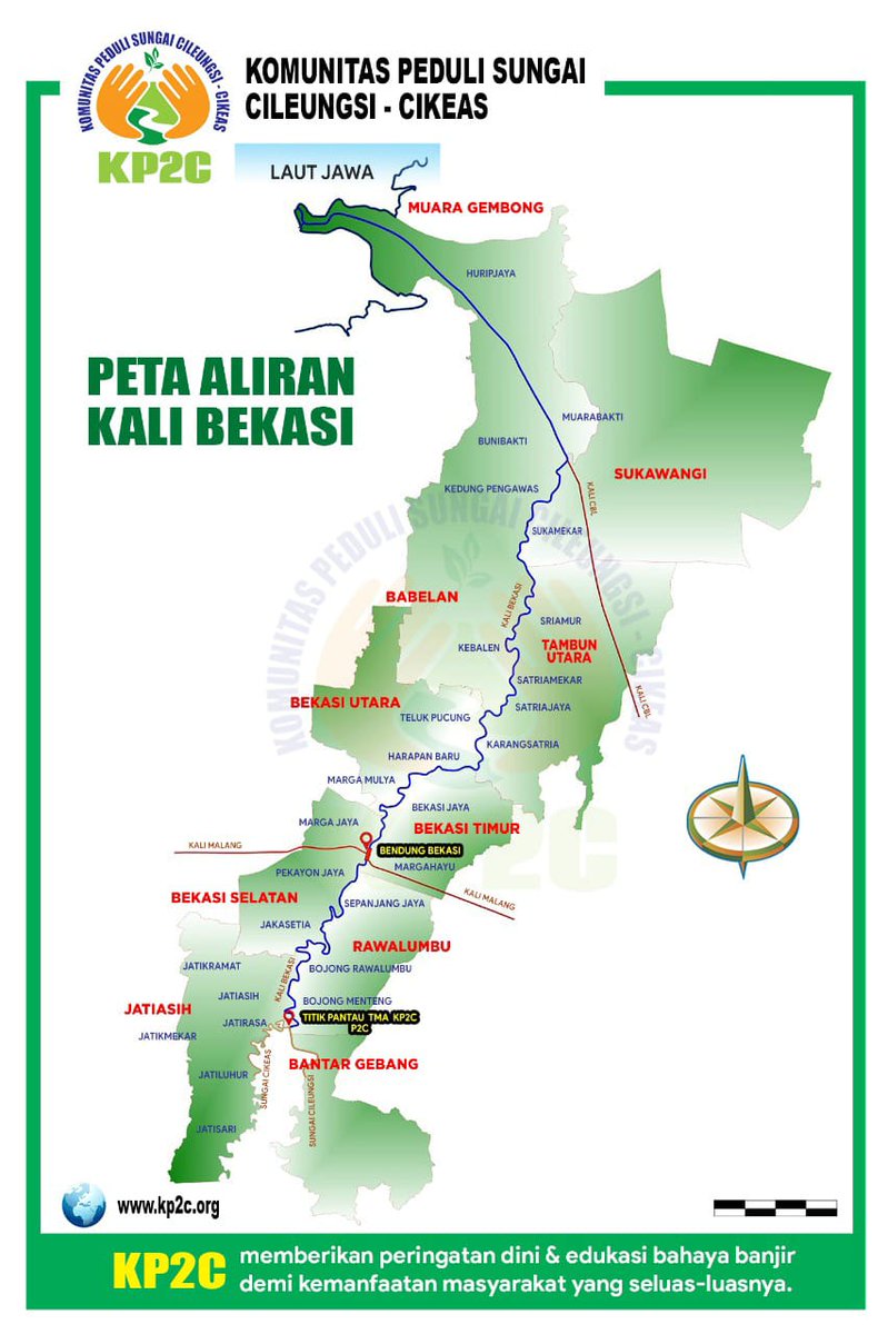 kp2c_info's tweet photo. Terlampir adalah Peta Aliran Kali Bekasi (P2C). 

#InfoKP2C 
#PetaAliranKaliBekasi https://t.co/g55ypIkkN4