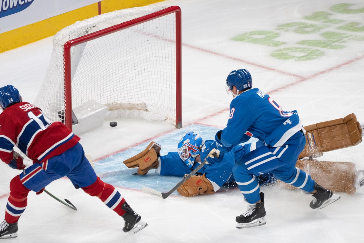 Suzuki scores on the power-play and short-handed in Canadiens’ 7-3 win over Avalanche theglobeandmail.com/sports/hockey/…
