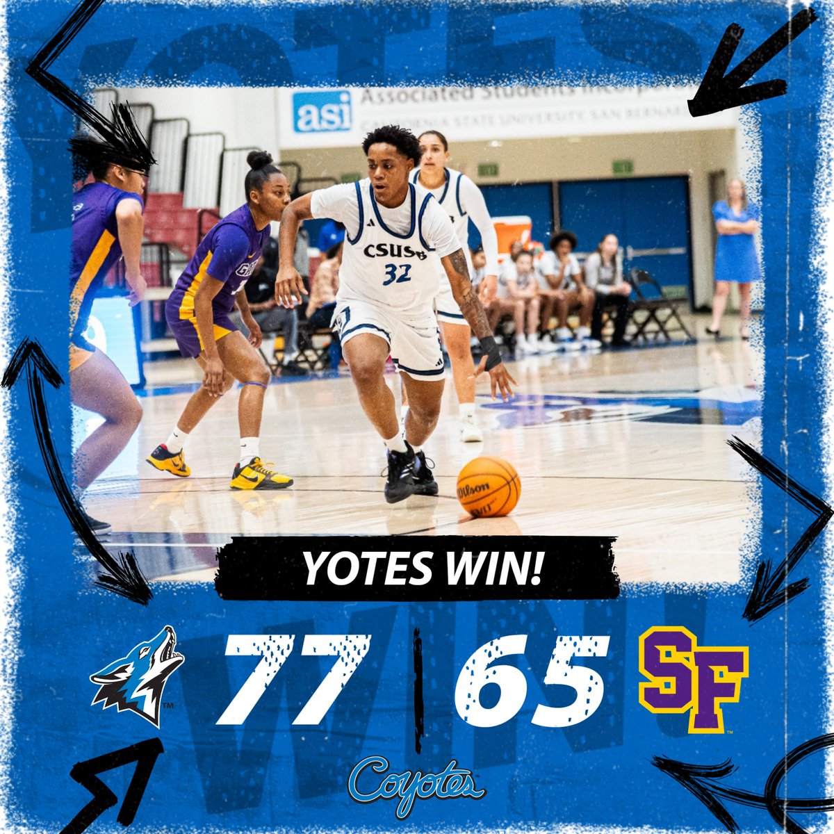 CSUSB Coyotes tweet media