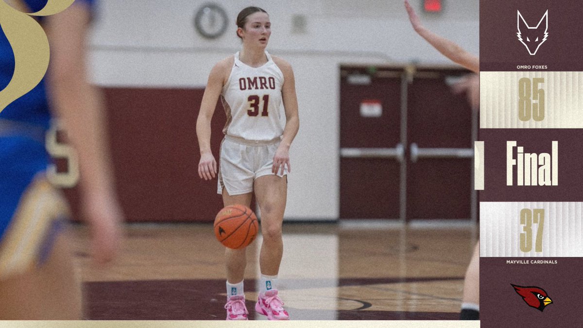 Omro_Foxes's tweet photo. Girls' Basketball gets the win as Koch gets her 1000th point! #FoxPride https://t.co/TzgPnnu4m6