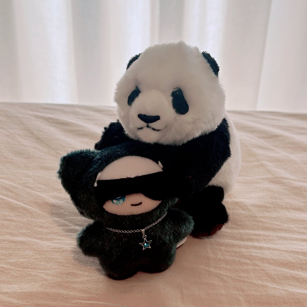 最近のお気に入りぬいぐるみは，先日上野動物園で買ってきた 