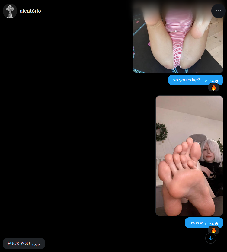 AlexaStone48343's tweet photo. someone was too cocky🤭

#wankbattle https://t.co/cLeYEAvhrH