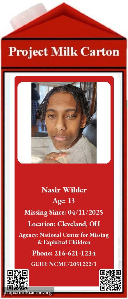 P_MilkCarton's tweet photo. 🚨🚨 MISSING CHILD MISSING 🚨🚨

Help us bring them home.

Project Milk Carton - Shining light on the missing.

TG: https://t.co/tY94Rkucbv
X: @P_MilkCarton https://t.co/VPfS4eVGtD