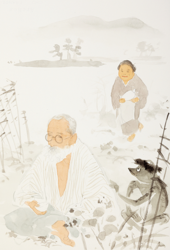 LOVEいとおしい展 で展示中！ 尊敬する人への愛✨ 山口晃《肖像画 小川