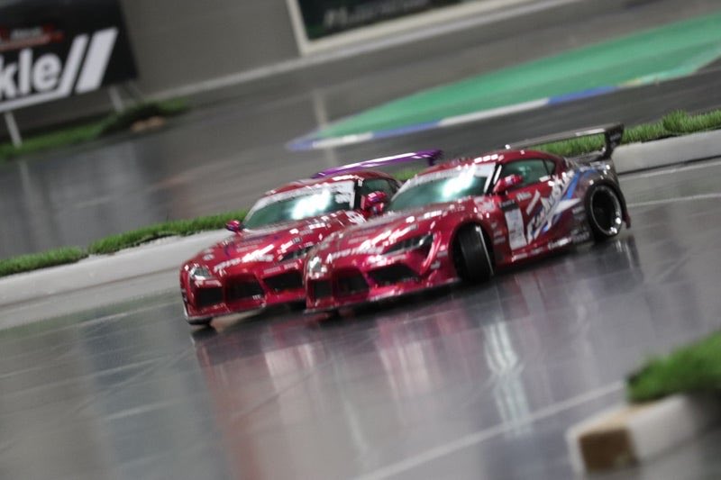 この前撮ってもらったナックルショット📸
久々にスープラで追いかけっこ🤣
 
#ラジコン
#ラジドリ