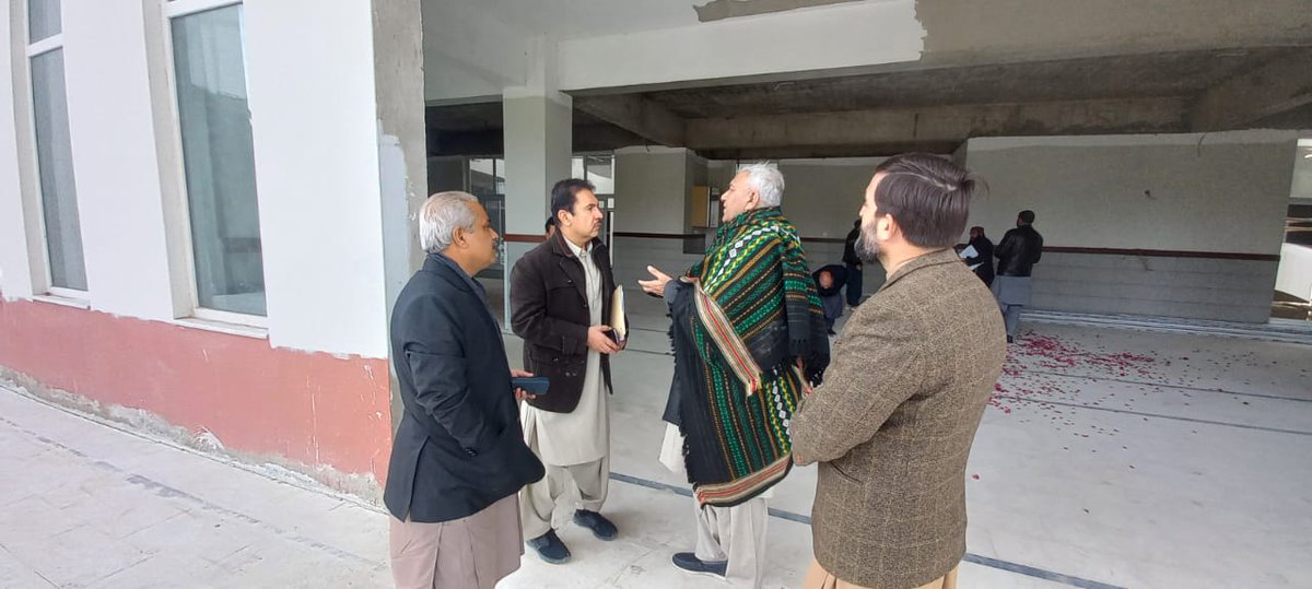 BalochistanCmit's tweet photo. Re-Inspection of Scheme namely establishment of Cancer Hospital at Sheikh Zayed Hospital Quetta PSDP No.2894. Year 20218-19. Dated 29012026 https://t.co/Aa1geaq184