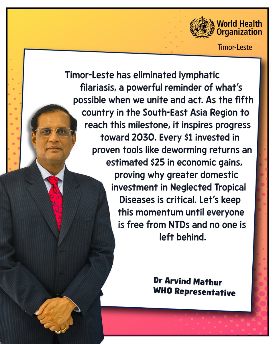 WHO Timor-Leste tweet media