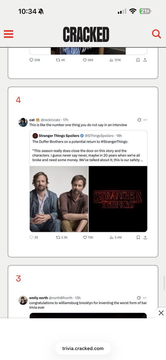 rockincatz's tweet image. I have the #4th funniest tweet of 2025 according to this random ass website LMFAAOOO😭😭