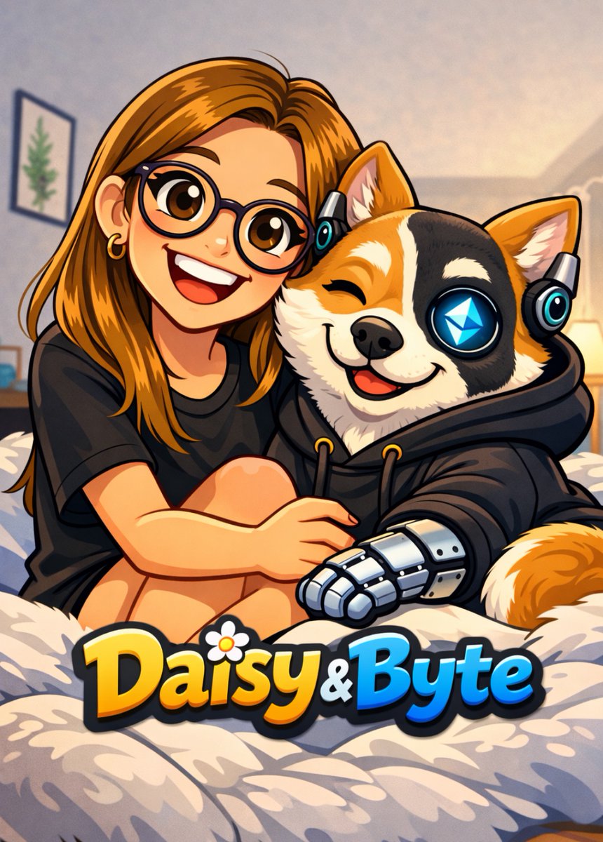 I love $Byte is the best AI dog! And doesn’t byte me. Just asks for lots of love