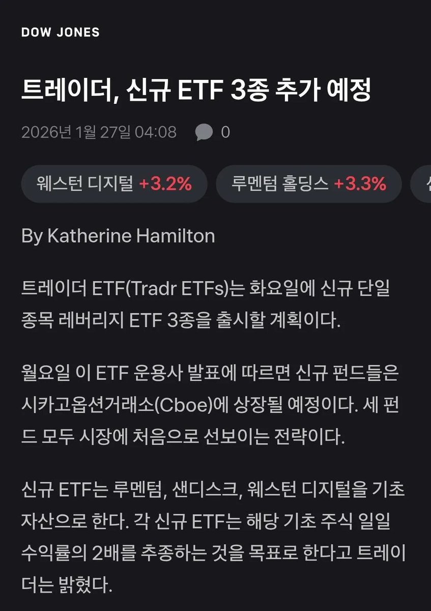 Minimal_Foxx's tweet photo. 샌디스크 실적발표 믿고 2배롱 탔더니 성공적!
따끈따끈 신상 ETF 들
(샌디스크, 웨스턴디지털, 루멘텀 2배롱)
. https://t.co/0gy0Yy08Zb