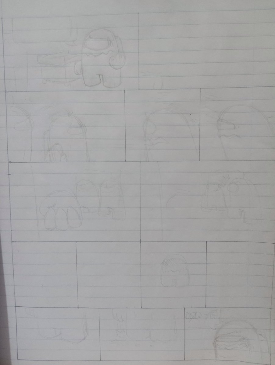 Bueno les mando un boceto del próximo What if...?  que estoy haciendo, para evitar seguir sin publicar nada.
Increíble que este sea el primer dibujo que publicó.
#AmongUs