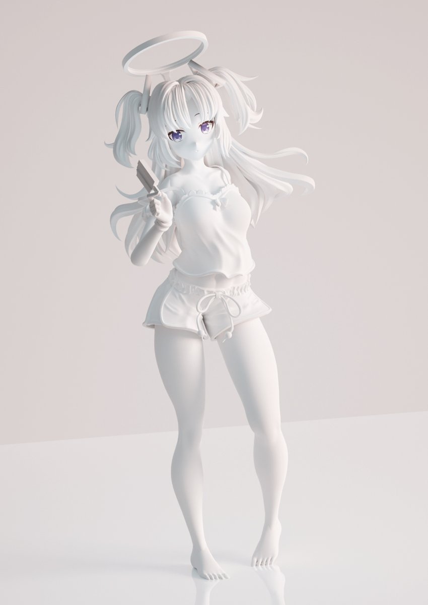 shimaeda_renga's tweet image. 失踪してません！生きてます！
おひさしぶりすぎですがワンフェス2026冬おしながきです！

ブルアカより
新作
・キグルミ マリー　3000円
・ユウカ キャミVer.　15000円

めちゃくちゃ頑張りました…！
5-18-15　モヘンジョダロでお待ちしてます♪
#ブルアカ #Bluearchive #WF2026W #WF2026Wおしながき