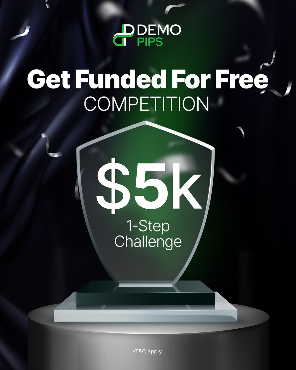 🚨 $5K CHALLENGE GIVEAWAY/COMPETION!

We’re giving away FREE funded $5K accounts to the FIRST 1,000 traders who reach the funded stage!

How it works:

🔰Follow: <a href="/DemoPips/">DemoPips</a> &amp; <a href="/Demopips_P/">DemoPips- Partners</a> 
🔰Like + Repost nd Tag 2 Traders
🔰Sign up and Fill out this form:

docs.google.com/forms/d/e/1FAI…