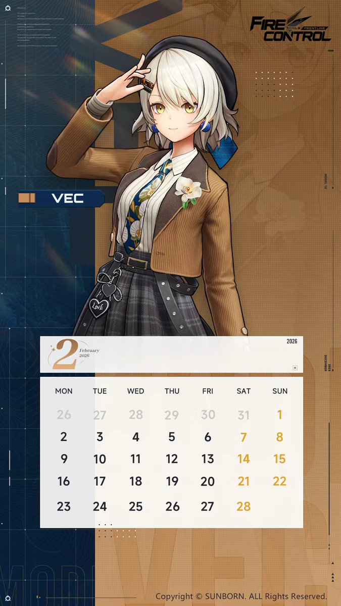GFLFIRECONTROL's tweet photo. February Calendar Wallpaper

"Uh, anything out of place? ... I don't think so."

>> Download now: 
• Google Play:
https://t.co/B1opQyIu0d
• App Store: 
https://t.co/vQkweJLzeS

#GFLFirecontrol #GirlsFrontlineFireControl #GirlsFrontline #gfl https://t.co/zMsZEy35Mt