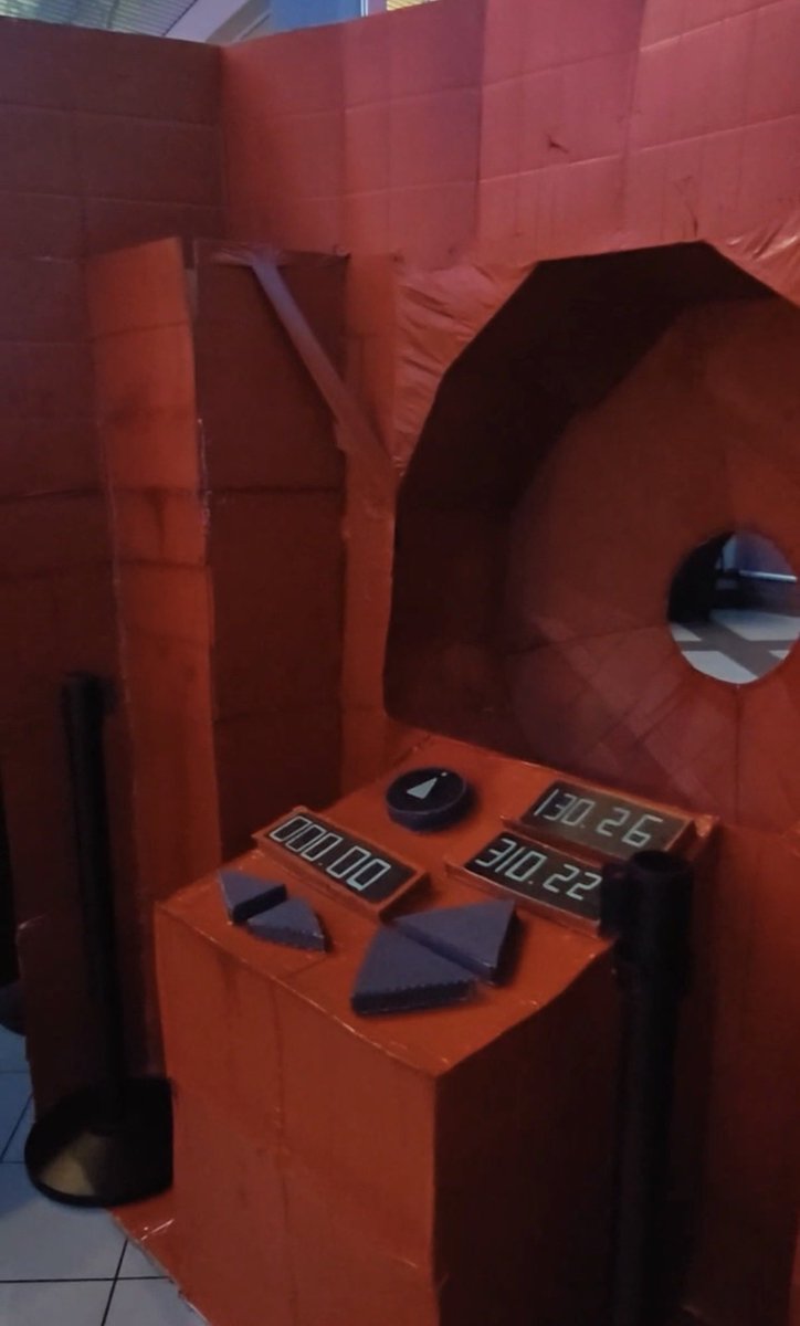 The Iron Lung standee is complete!! 
I will post more pictures soon!! 
<a href="/markiplier/">Mark</a> 
#IronLungMovie #ironlung #markiplier #unusannus