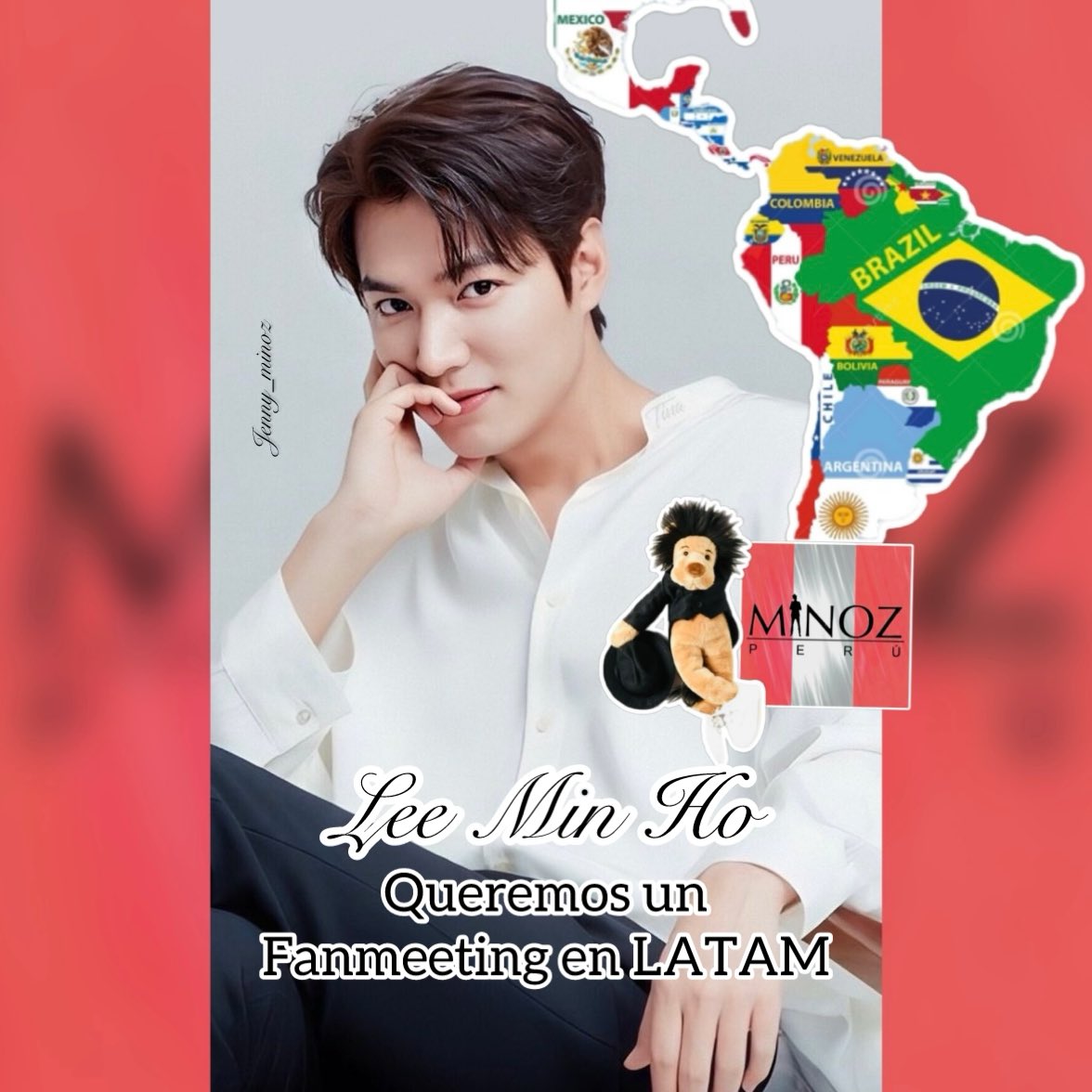 jennyvt1982's tweet photo. Las Minoz de toda Latinoamérica seguimos unidas y firmes ❤️
queremos ver a Lee Min Ho en LATAM.

#LeeMinHoEnLatinoamerica #MinozLatam #LatamLovesLeeMinHo

@ActorLeeMinHo @kpopchileof @samEntrete @ninshi_ent @zafiroLive https://t.co/x0cvuZOG6P