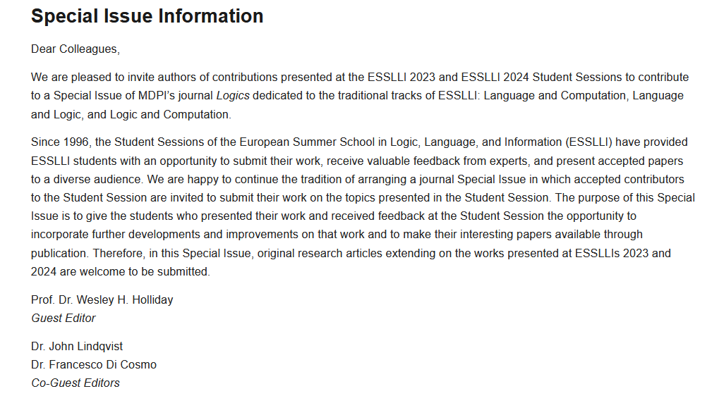 Logics MDPI tweet media