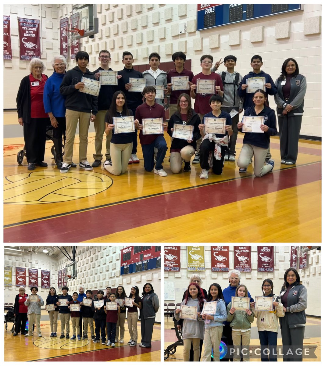 BSybert_Prek8's tweet photo. Congratulations to our Scorpions who placed and earned cash prizes in the Elks Lodge 187 Essay Contest! 🏆✍🏽

Thank you to Elks Lodge 187 and our amazing teachers for supporting our students. 🎉
Go Scorpions! ❤️🦂 #TeamSISD https://t.co/RsEMwb4E05
