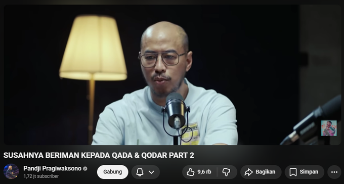 prkdlx's tweet image. Kamu termasuk orang yg sabar bgt atau gampang emosi?

Aku barusan nonton podcast ini, dan isinya ngubah mindset aku sebagai orang yg masih sulit utk kontrol emosi.
                                                                           
Di video ini, Ustadz Felix bilang bahwa…