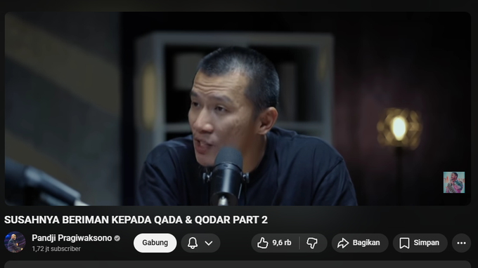 prkdlx's tweet image. Kamu termasuk orang yg sabar bgt atau gampang emosi?

Aku barusan nonton podcast ini, dan isinya ngubah mindset aku sebagai orang yg masih sulit utk kontrol emosi.
                                                                           
Di video ini, Ustadz Felix bilang bahwa…