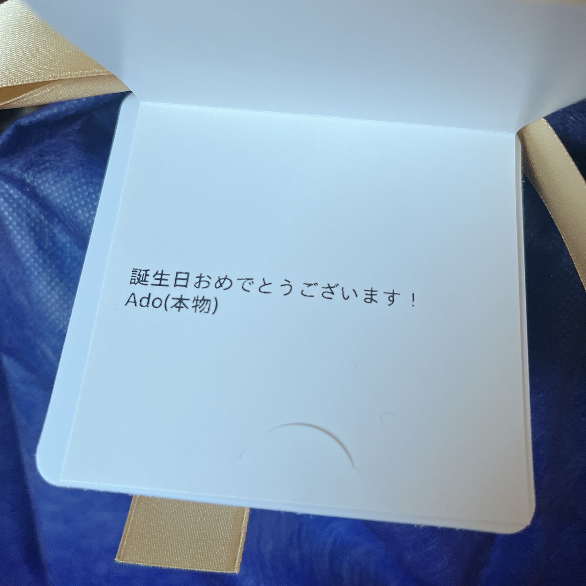 風船飛びました🧠
今年もなにとぞよろしくお願いします🙇🏻‍♀️
そして干しリスからAdo(本物)さんよりプレゼントが送られてきました。ありがとうございます。本当に誰！？誰なの！？🤣