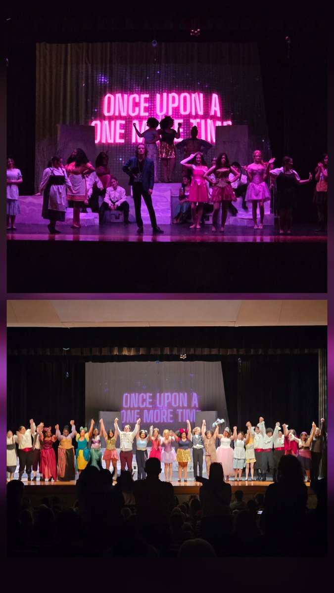 jvhsprincipal's tweet photo. From the moment the curtain opened until it's final close @JerseyVillageHS production of 'Once Upon a One More Time' captivated us all.  Don't miss out!  See it Friday and Saturday at 7!  #lovemyvillage https://t.co/rsTKbBXlCW