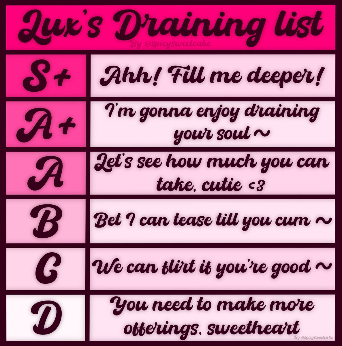 Lux Succubus 💞 tweet media