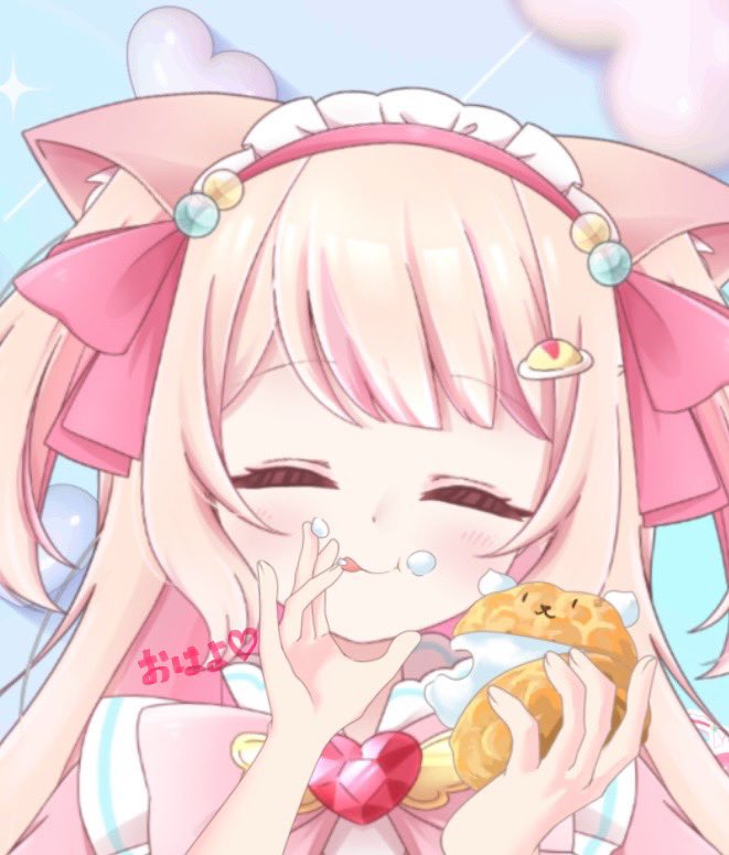 おっは🔆あめり～ん🐱🎀🍭 今日は21時からリクエスト歌枠だよ🥰 一緒に