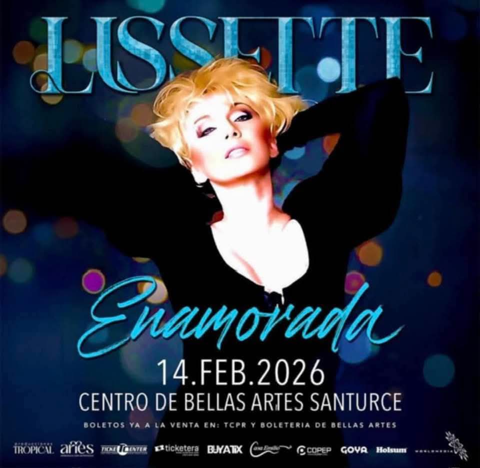 Este 14 de Febrero Lissette en el Centro de Bellas Artes de Santurce. 🇵🇷

Entradas en:
tcpr.com/showeventslist… 🔗

#Lissette 🎙️