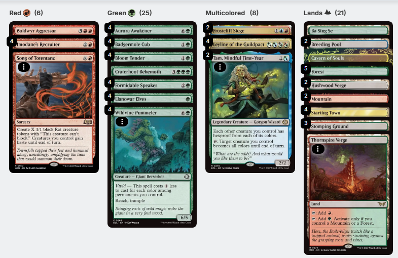 atdotbc's tweet photo. I continued working on the list, it's been a lot of fun and it's been performing alright.
#MTGLorwyn #MTGA #MTG https://t.co/HhYbmv4aZ5