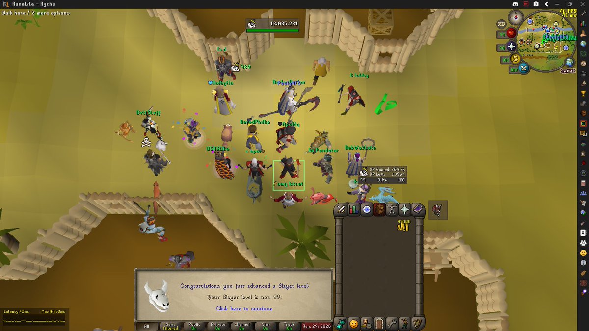 RychuOSRS's tweet photo. quick lil thang sorry to not give anyone prep, going right back to it once everyone scatters! https://t.co/wccie5IauO