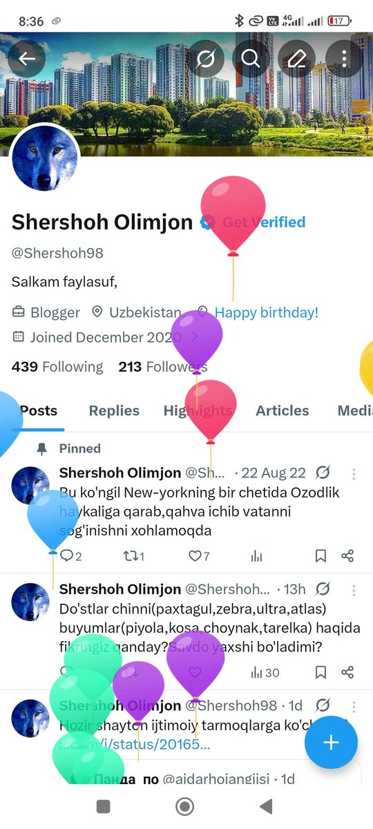 Umrning yana bir yilini o'tkazdim.