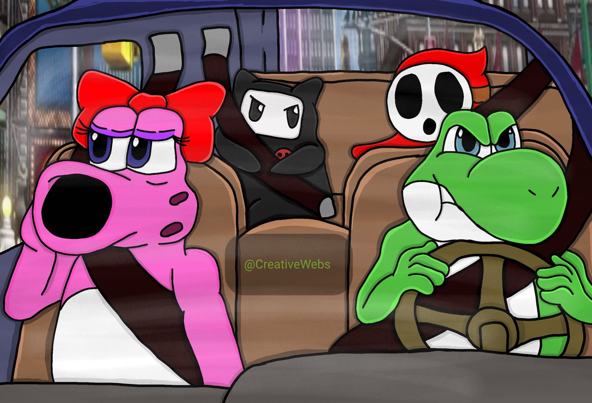 MsCreative309's tweet photo. Something I drew for my gamer friends.
#supermario #supermariofanart #birdo #birdetta #yoshi #shyguy #ninji #mariopartyjamboree https://t.co/SVailSu1pf