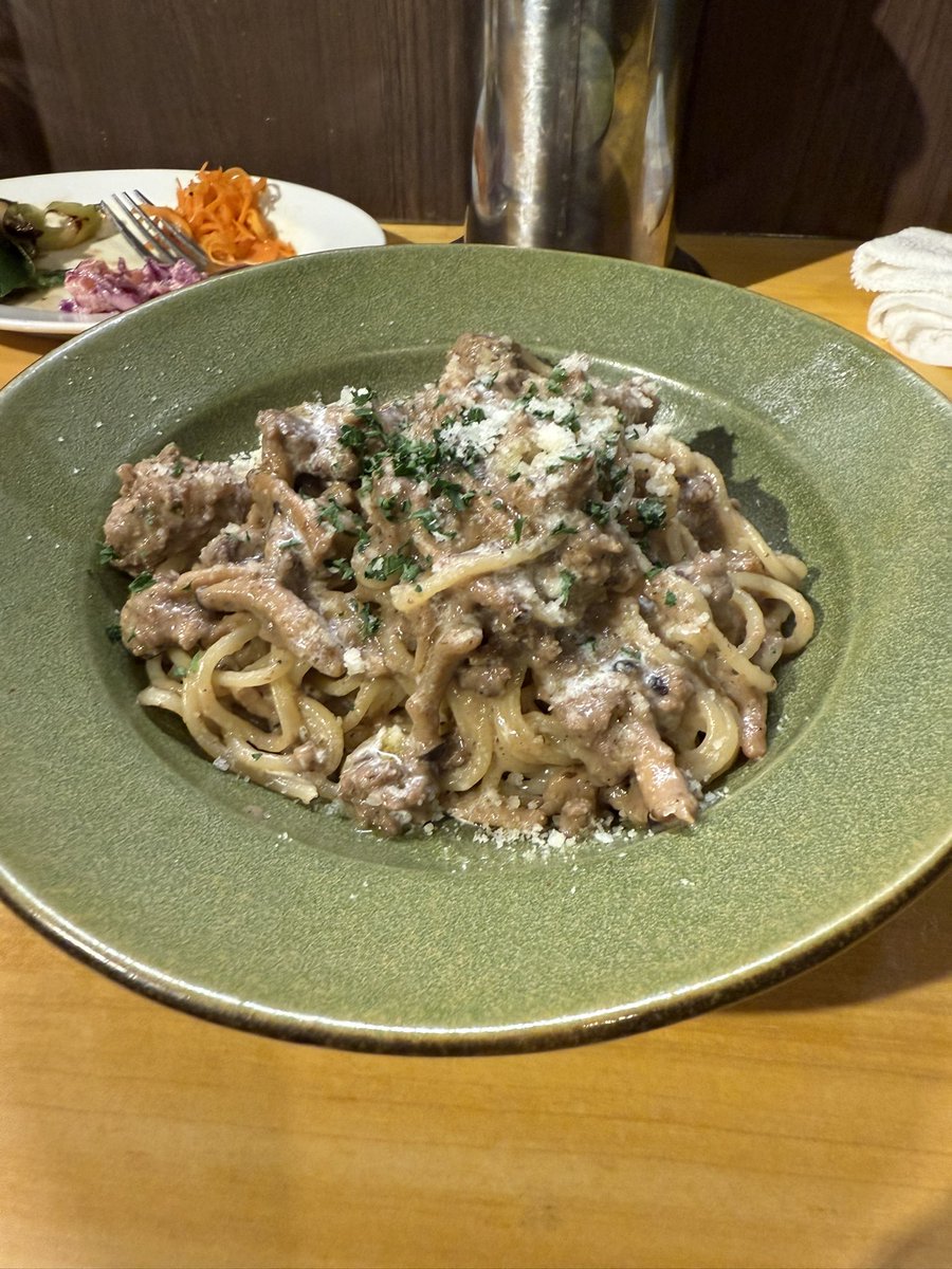 ちはやふる(ミラノパスタ) ゼアルのランチ 初心に戻りダブルパスタ