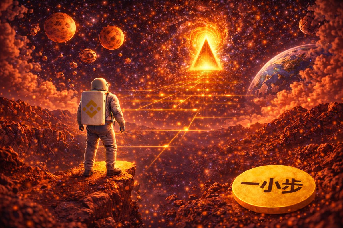 如果你现在就能一眼看懂一切，
那这件事大概率已经不早了。

真正的早期，
总是伴随着模糊、分歧和不确定。

一小步，
从来只属于
愿意思考、而不是急于确认的人。

#BNB #memecoin #一小步 #1000X