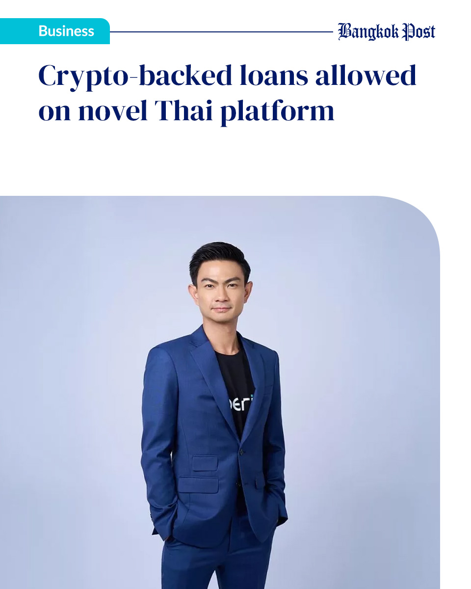 Liberix, a Thailand-based financial services platform, has launched the country's first platform allowing users to borrow baht using Bitcoin and other digital assets as collateral, expanding the use of cryptocurrencies beyond trading and speculation.

Listen to the story or get