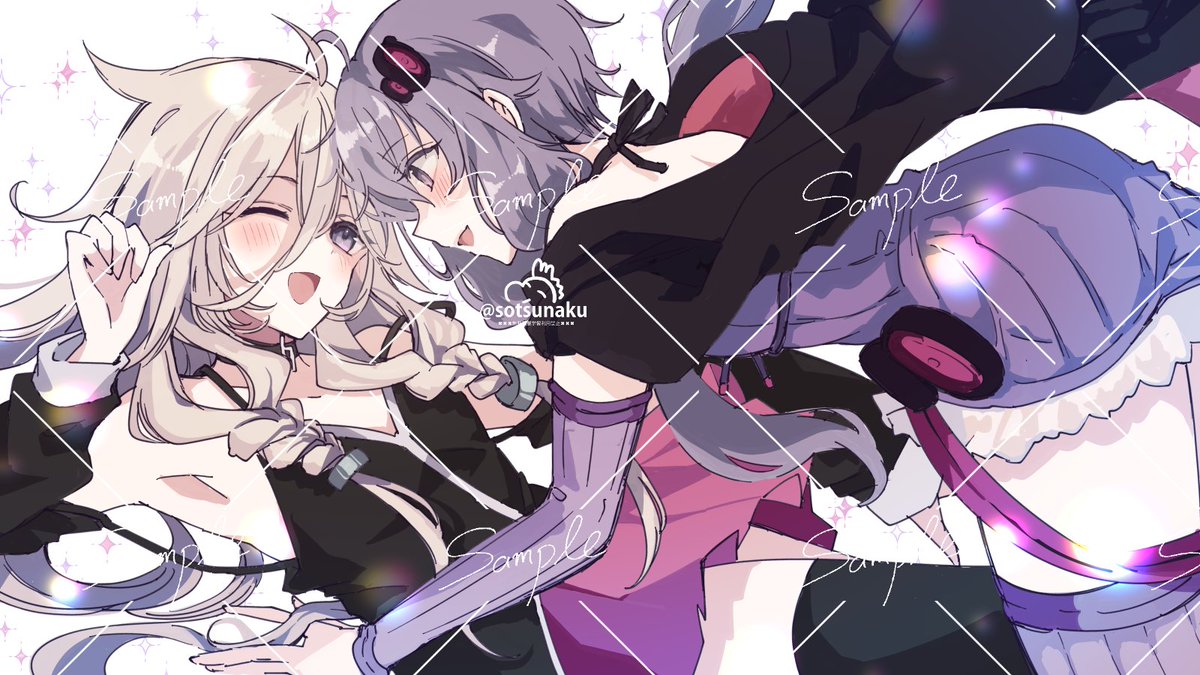 sotsunaku's tweet photo. IAちゃとゆかりさん🩷💜
（ご応募ありがとうございました！） https://t.co/nBivW7Sywl