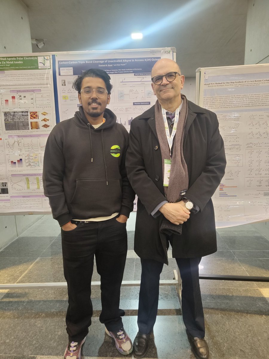 Prashant__1528's tweet photo. @J_A_C_S editor-in-chief Prof Erick M. Carreira presence at the conference MagSuC 2026 was deeply inspiring and intellectually stimulating. A truly mesmerizing talk. https://t.co/PGPckkJi2V